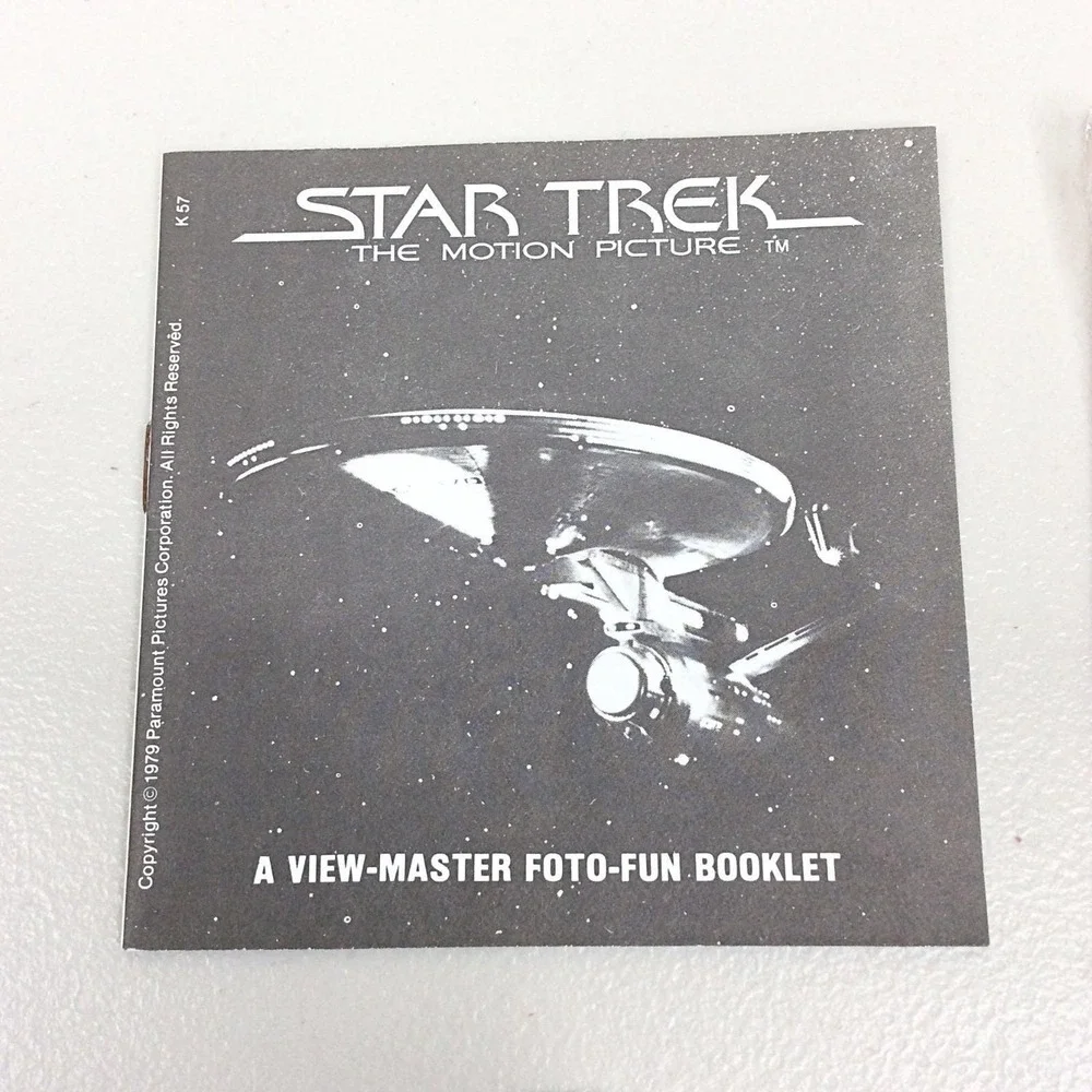 Vintage 1979 GAF View Master 3 Reel Set Star Trek The Motion Picture K57